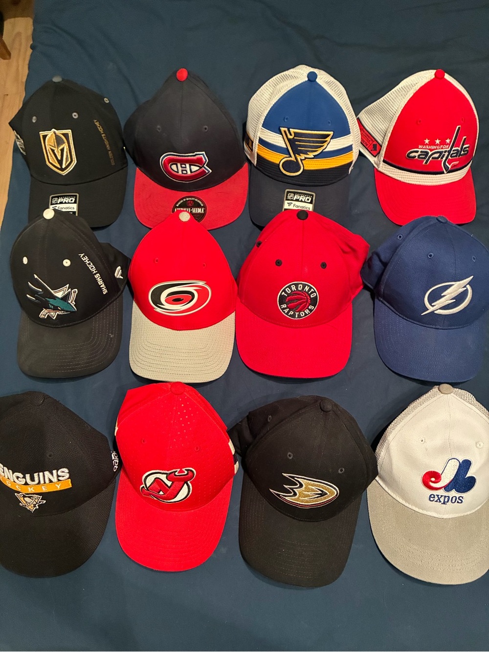 NHL Team Red Baseball Cap - Unbranded